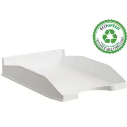 (742 BL PS) ARCHIVO 2000 BANDEJA ECOGREEN APILABLE 3 POSICIONES 345X255X60MM RECICLADO BLANCO PASTEL