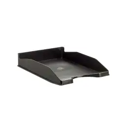 (742 NE) ARCHIVO 2000 BANDEJA APILABLE EN 3 POSICIONES FONDO LISO DIN A4 Y FOLIO 345X255X60 MM NEGRO