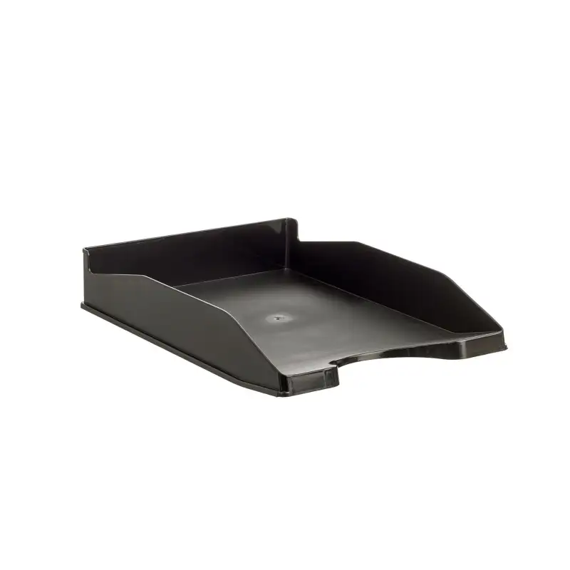 (742 NE) ARCHIVO 2000 BANDEJA APILABLE EN 3 POSICIONES FONDO LISO DIN A4 Y FOLIO 345X255X60 MM NEGRO