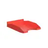 (742 RJ) ARCHIVO 2000 BANDEJA APILABLE EN 3 POSICIONES FONDO LISO DIN A4 Y FOLIO 345X255X60 MM ROJO