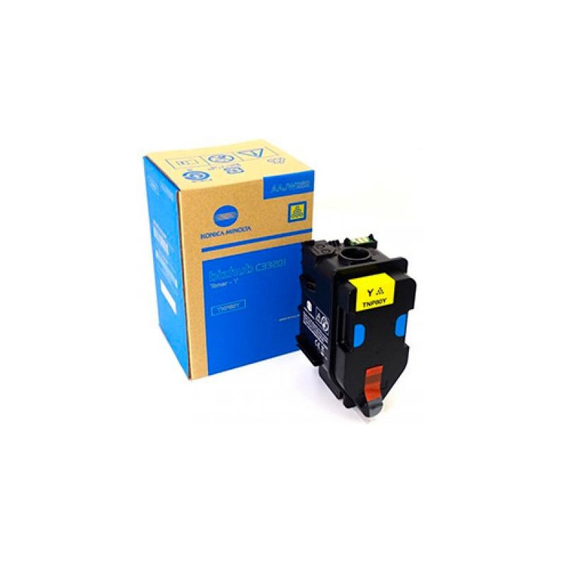 (AAJW252) KONICA-MINOLTA TONER AMARILLO BIZHUB C3320I - TNP80Y