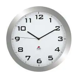 (ALHORISSIMO GS) ARCHIVO 2000 RELOJ DE PARED ANALÓGICO GRIS CON LENTE CRISTAL 55X380MM