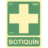 (6170-05H VE) ARCHIVO 2000 SEÑAL "BOTIQUÍN" 224X300 PVC VERDE