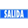 (6177-07 GS) ARCHIVO 2000 SEÑAL "SALIDA (SIN INDICADOR)" 175X65 PVC GRIS