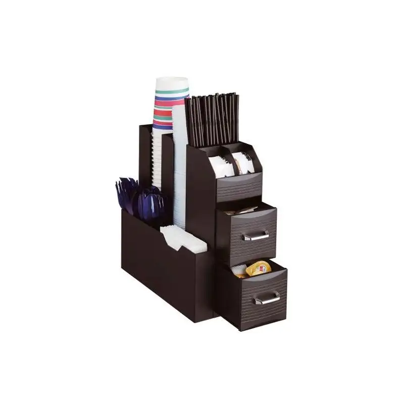 (CD901 NE) ARCHIVO 2000 ORGANIZADOR LA HORA DEL CAFÉ CON 2 CAJONES PARA ALMACENAJE DE CÁPSULAS Y COMPARTIMENTOS INDEPENDIENTES