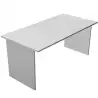 (003-9+60111-9) ARTEXPORT MESA ESCRITORIO PRESTO 160 CON PATAS PANEL LATERALES TABLERO DE 22MM GRIS