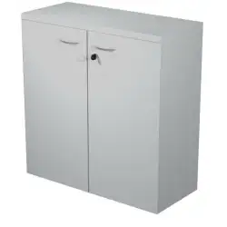 (030PM-9) ARTEXPORT ARMARIO BAJO PRESTO CON PUERTAS 1 ESTANTE 22MM REGULABLE CON TRASERA GRIS