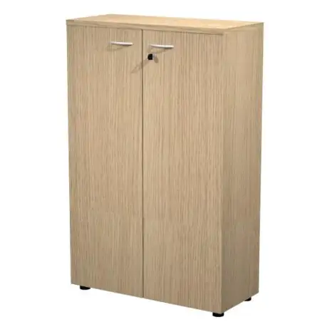 (035PM-C) ARTEXPORT ARMARIO MEDIO PRESTO CON PUERTAS 2 ESTANTES 22MM REGULABLES CON TRASERA ROBLE