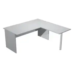 (ML003P-GR) ARTEXPORT MESA ESCRITORIO PRESTO PATAS PANEL LATERAL 160 + ALA LATERAL 79X60 GRIS