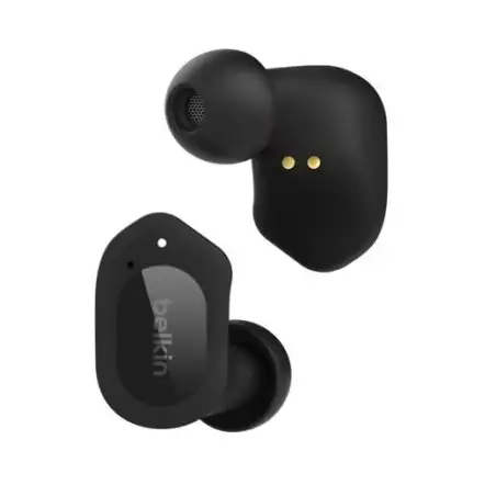 (AUC005BTBK) BELKIN AURICULARES INALAMBRICOS BLUETOOTH CON ESTUCHE DE CARGA NEGRO