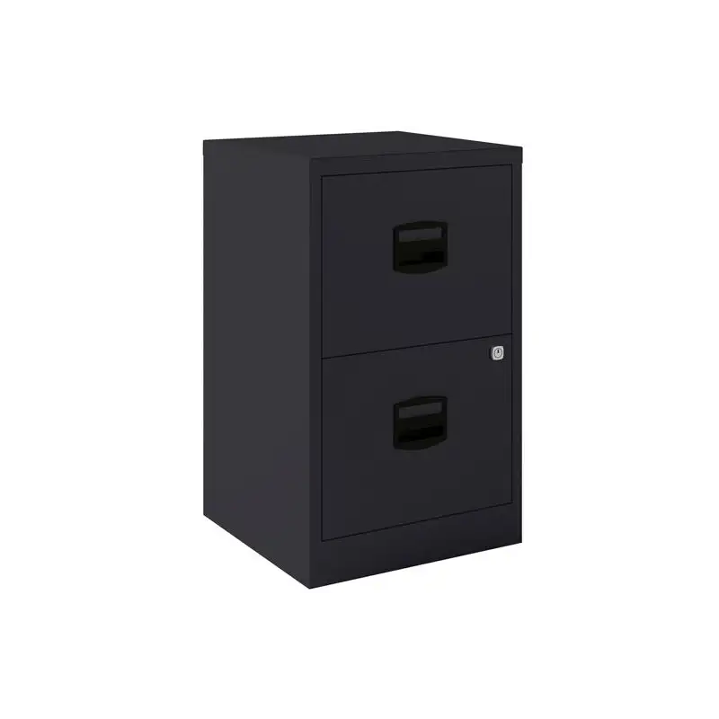 (PFA2-AV1) BISLEY ARCHIVADOR METALICO 2 CAJONES ARCHIVO CARPETAS COLGANTES A4 FONDO 40CM ANTRACITA