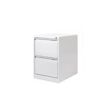 (PSF2-BA5) BISLEY ARCHIVADOR METALICO 2 CAJONES ARCHIVO CARPETAS COLGANTES A4/FOLIO+ FONDO 62CM BLANCO