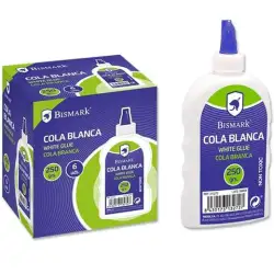 (313272) BISMARK COLA BLANCA BOTELLA 250GR