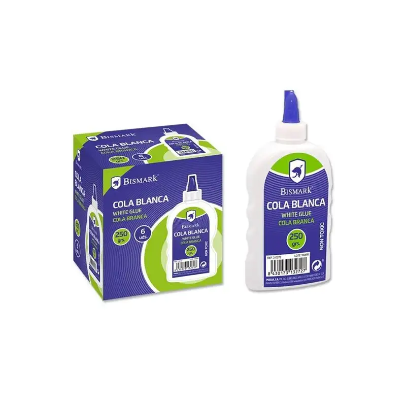 (313272) BISMARK COLA BLANCA BOTELLA 250GR