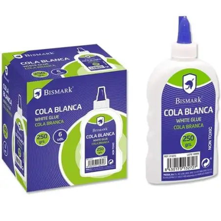 (313272) BISMARK COLA BLANCA BOTELLA 250GR