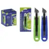 (326994) BISMARK CUTTER PROFESIONAL RETRACTIL CON CUCHILLA FRACTURABLE DE 18 MM BLISTER