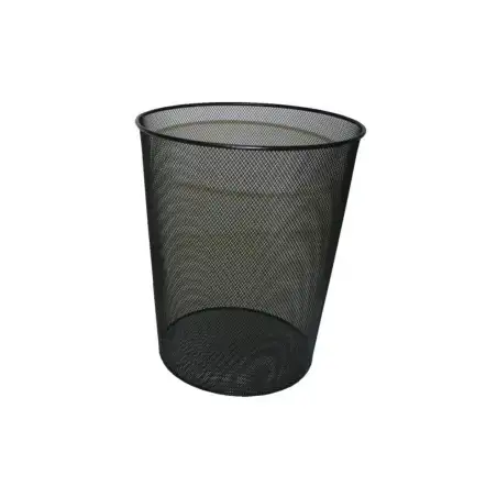 (317273) BISMARK PAPELERA DE REJILLA ALTA CAPACIDAD 18 LITROS 340X240 MM NEGRO