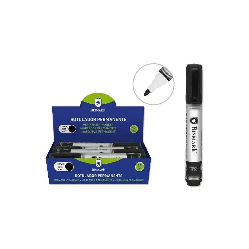 (314571) BISMARK ROTULADOR PERMANENTE PUNTA CÓNICA 1
