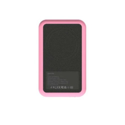 (KFKE86) KREAFUNK CARGADOR POWER BANK CON CARGA INALÁMBRICA QI 5K MAH ROSA CLARO