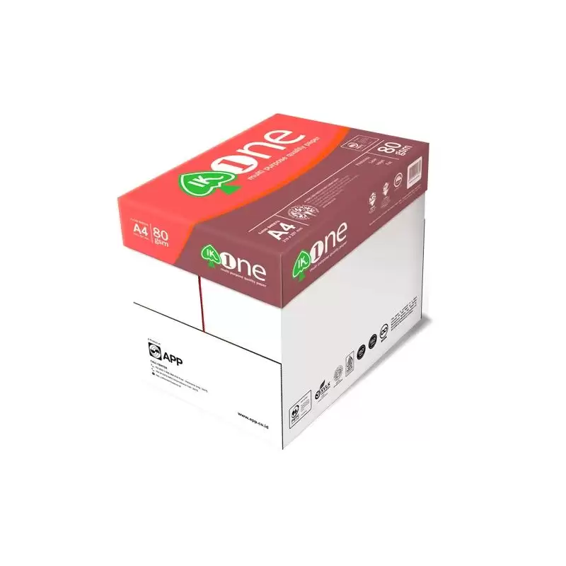 (IK ONE-10C) IK ONE PAPEL A4 80GR-  ( 10 CAJAS) PAPEL A4 COPY*** SOLO PENINSULA Y SERVICIO PUERTA BAJO