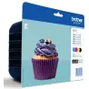 (LC123VALBP) BROTHER TINTA BK/C/M/Y MFC-J4410DW/J4510DW - PACK 4 COLORES