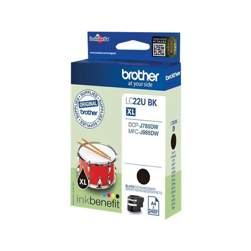(LC22UBKBP) BROTHER TINTA NEGRO DCP-J785DW