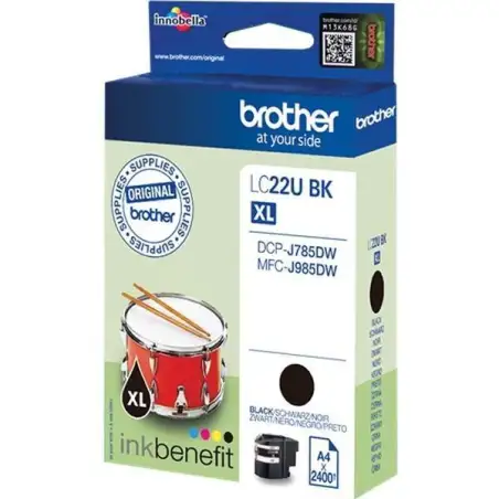 (LC22UBKBP) BROTHER TINTA NEGRO DCP-J785DW