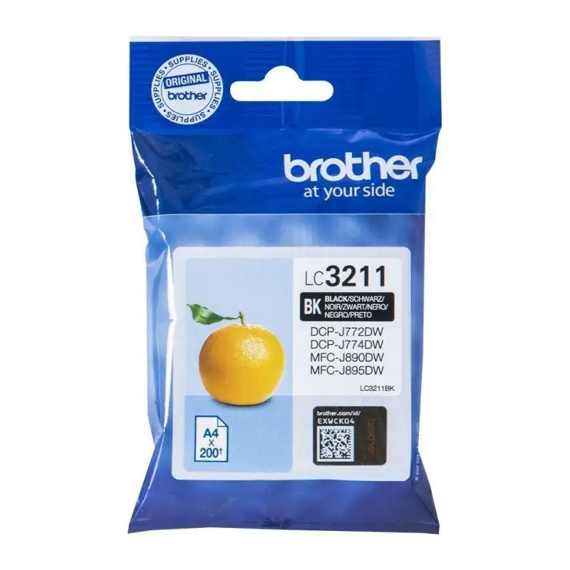 (LC3211BK) BROTHER TINTA NEGRO DCP-J572DW - MFC-J491DW/J497DW/J890DW/J895DW