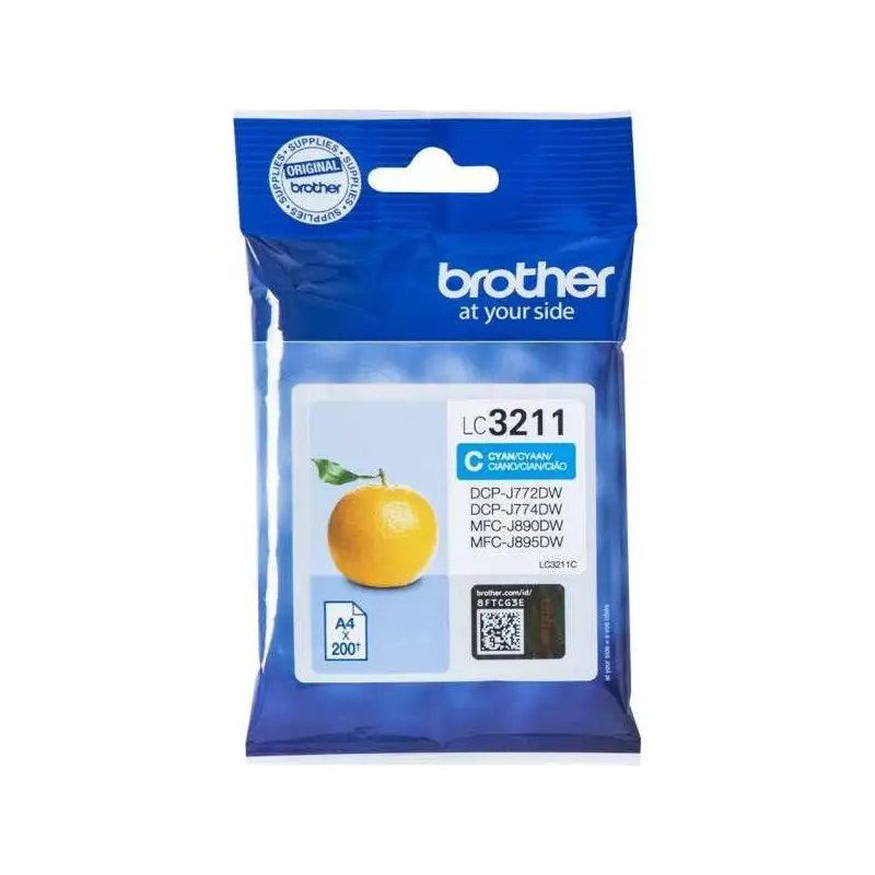 (LC3211C) BROTHER TINTA CIAN DCP-J572DW - MFC-J491DW/J497DW/J890DW/J895DW