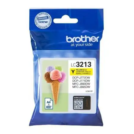 (LC3213Y) BROTHER TINTA AMARILLO DCP-J572DW - MFC-J491DW/J497DW/J890DW/J895DW - ALTA CAPACIDAD
