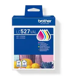 (LC527VAL) BROTHER TINTA BK/C/M/Y MFC-J4350DW/J4550DW - PACK 4 COLORES