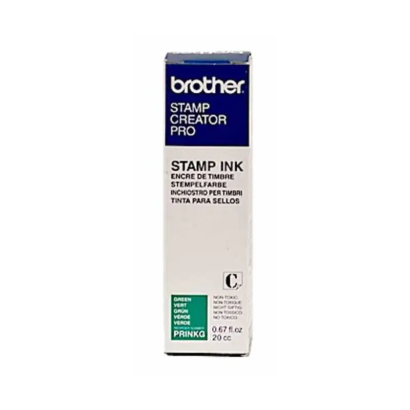 (PRINKG) BROTHER TINTA PARA REENTINTADO VERDE 20CC (UNIDAD)