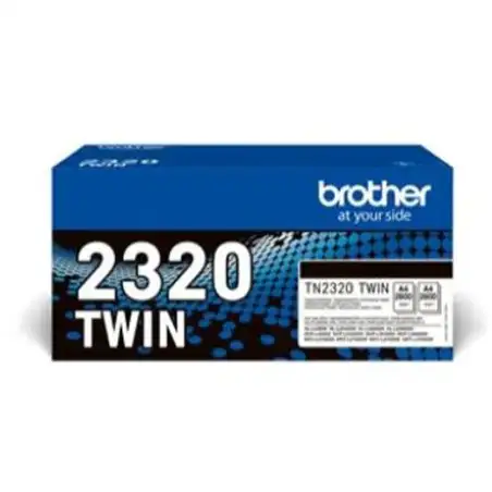 (TN2320TWIN) BROTHER TONER NEGRO HL-L2300D/L2340DW/L2360DN/L2365DW - DCP-L2500D/L2520DW - MFC-L2700DW/L2720DW/L2740DW - PACK 2