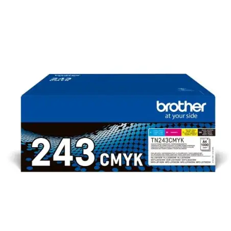(TN243CMYK) BROTHER TONER BK/C/M/Y HL-L3210CW/L3230CDW/L3270CDW - DCP-L3510CDW/L3550CDW - MFC-L3710CW/L3750CDW/L3770CDW - PAC...