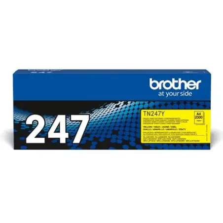 (TN247Y) BROTHER TONER AMARILLO HL-L3210CW/L3230CDW/L3270CDW - DCP-L3510CDW/L3550CDW - MFC-L3710CW/L3750CDW/L3770CDW