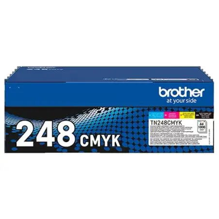 (TN248VAL) BROTHER TONER BK/C/M/Y HL-L3220CW/L3220CWE/L3240CDW/L8230CDW/L8240CDW - DCP-L3520CDW/L3520CDWE/L3560CDW - MFC-L374...