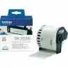 (DK22205) BROTHER CINTA CONTINUA DE PAPEL TÉRMICO ADHESIVO - BLANCO - 62MMX30