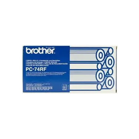 (PC74RF) BROTHER RECAMBIO 4 BOBINAS NEGRO T-72/74/76/78/84/94/96/104/106