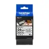 (TZESE5) BROTHER CINTA ROTULADORA LAMINADA DE SEGURIDAD TEXTO NEGRO SOBRE BLANCO - 24MMX8M
