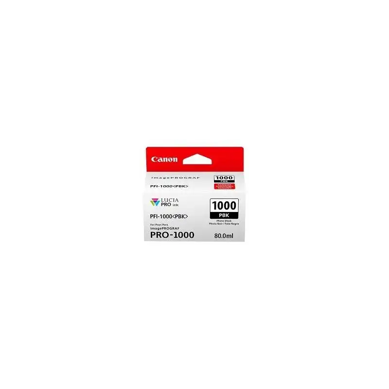 (0546C001) CANON TINTA FOTO NEGRO IMAGEPROGRAF PRO 1000 - PFI 1000PBK
