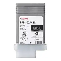 (0894B001AA) CANON TINTA NEGRO MATE LP 17/24 - IPF 500/600/700/710/610/605/720/755 - PFI 102 MBK