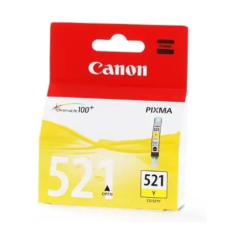 (2936B001) CANON TINTA AMARILLO PIXMA MP 620/630/980 - CLI 521Y