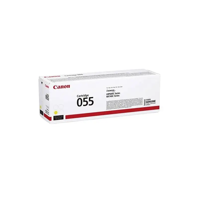 (3013C002) CANON TONER AMARILLO I-SENSYS LBP 664CX/663CDW - MF 744CDW/742CDW/746CX - 055Y
