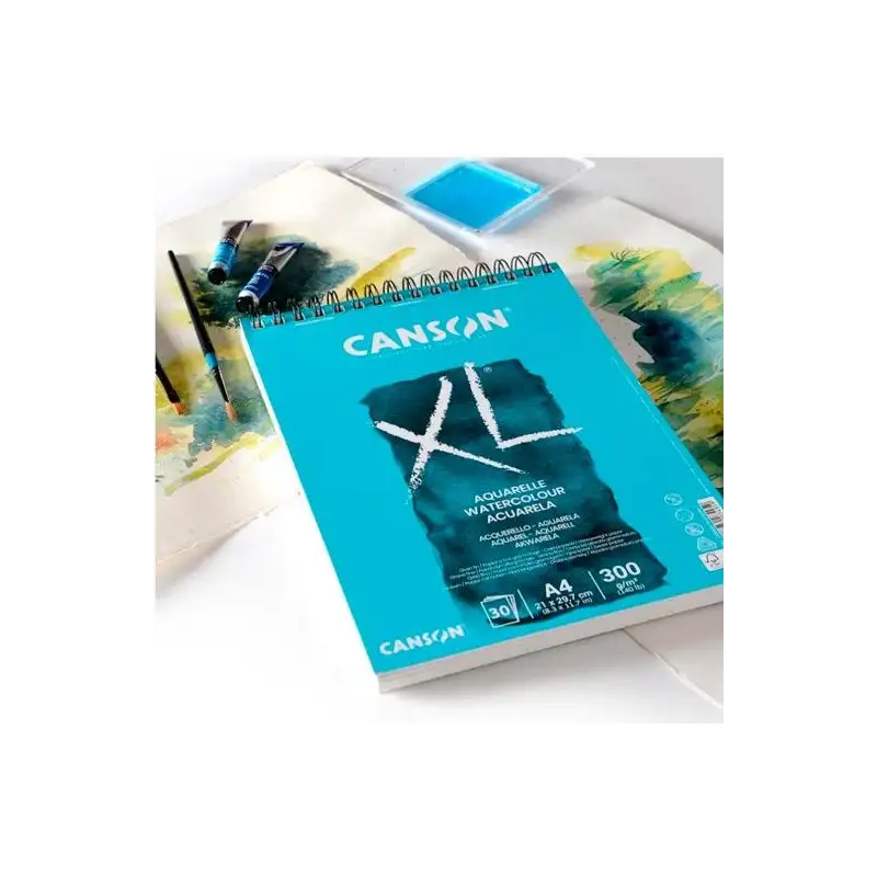 (C400082843) CANSON BLOC DIBUJO XL AQUARELLE 20H A5 BLANCO