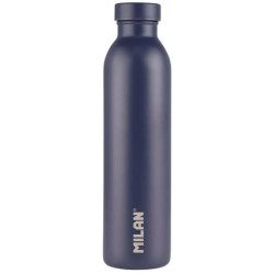 (643020B) MILAN BOTELLA ISOTÉRMICA 591 ML EDICIÓN 1918 AZUL MARINO