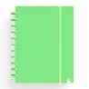 (66024121) CARCHIVO CUADERNO INGENIOX FOAM ESPIRAL A4 80H 100GR CUADRÍCULA 5X5 TAPAS PP SEMI-RÍGIDO CIERRE C/GOMA VERDE PASTEL