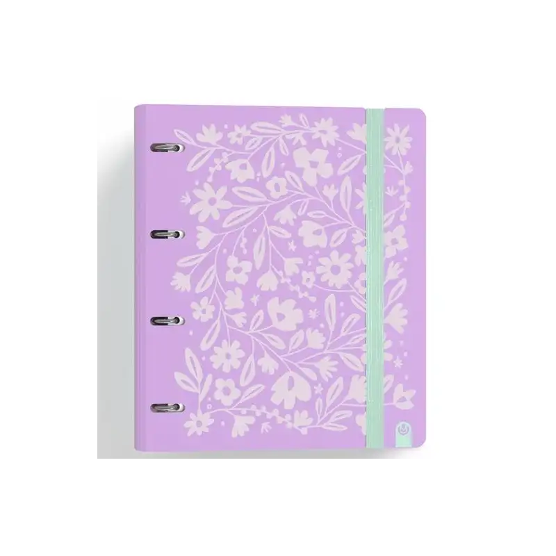 (12457448) CARCHIVO CARPETA ANILLAS 4X35MM CARPEBLOCK 360 C/RECAMBIO 100H 90GR 4 SEPARADORES PP RÍGIDO FOAM VIOLETA