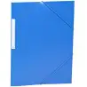 (2033K11) CARCHIVO CARPETA 3 SOLAPAS FOLIO C/GOMAS PP OPACO AZUL OSCURO