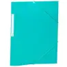 (2033K16) CARCHIVO CARPETA 3 SOLAPAS FOLIO C/GOMAS PP OPACO VERDE OSCURO