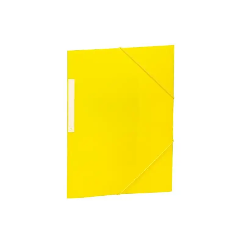 (2033K19) CARCHIVO CARPETA 3 SOLAPAS FOLIO C/GOMAS PP OPACO AMARILLO